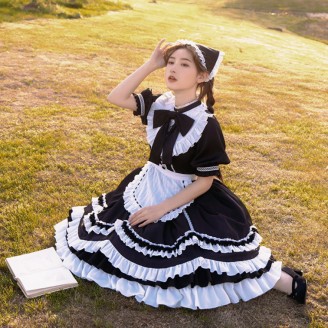 Good Morning Manor Lolita Style Dress OP by Withpuji (WJ76)